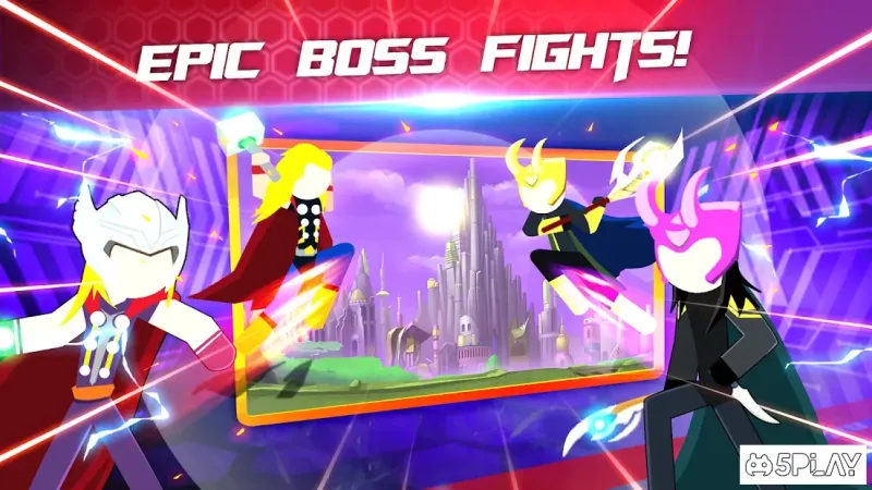 Бой героев Супер Stickman 2.5 screenshot 3