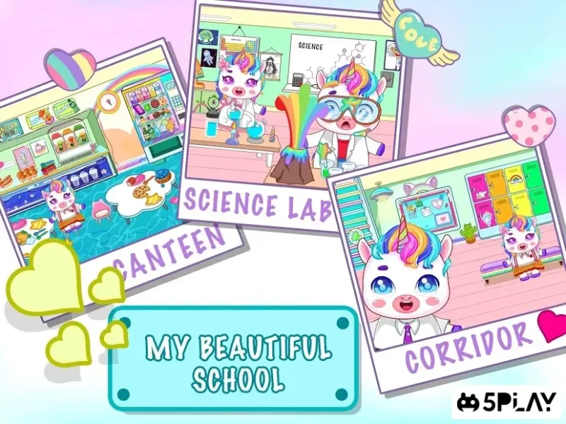 Мини Город : единорог Школа 1.1 screenshot 2