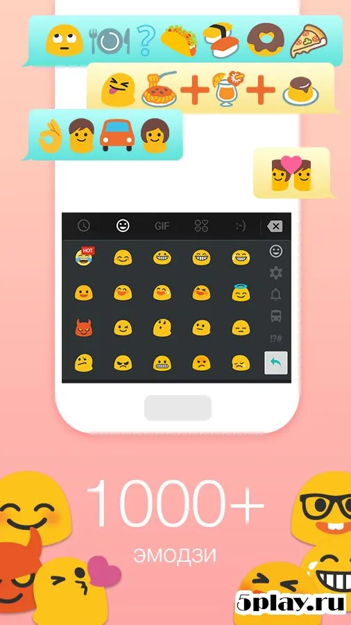 Клавиатура TouchPal - Эмодзи-клавиатура и темы 7.0.9.1 screenshot 2