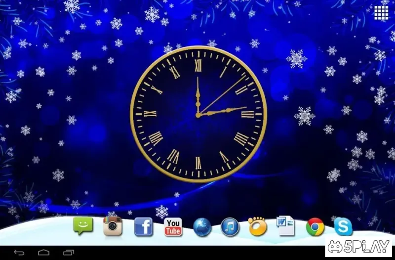 Завантажте зимовий годинник живих шпалери 7.0 на Android безкоштовно screenshot 2