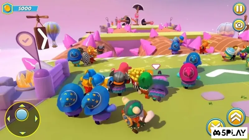 Падение Guys 3D Нокаут: Ultimate Fun Race 1.0.1 screenshot 3