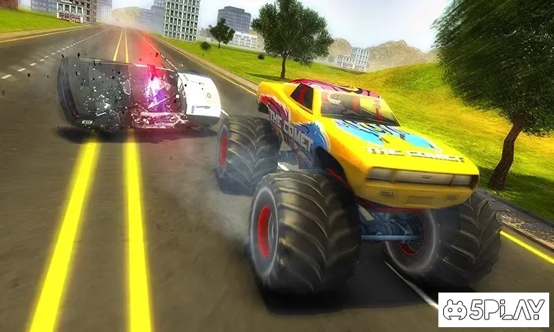 Полицейский Чейз Монстр Автомобиль 1.0 screenshot 3