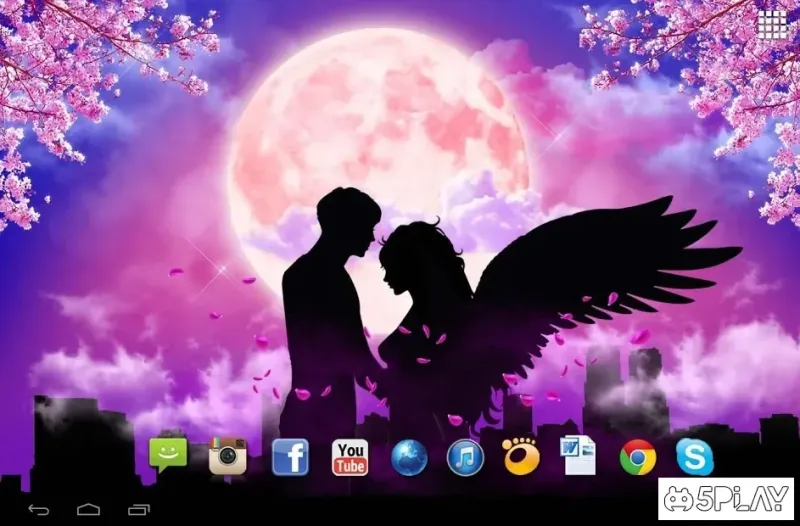 Завантажити день Valentina LWP 1.5 для Android безкоштовно screenshot 1