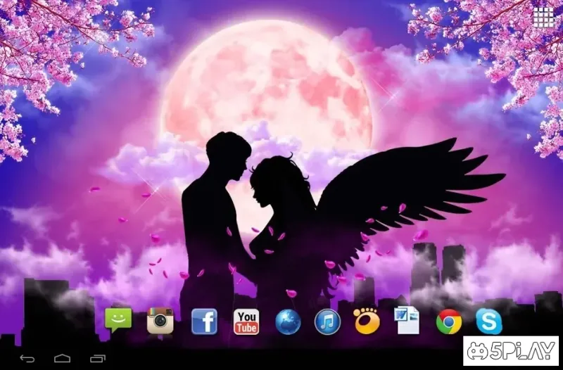 Завантажити день Valentina LWP 1.5 для Android безкоштовно screenshot 2