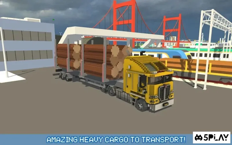 Блочный водитель грузовика: городской транспорт 1.9 screenshot 2