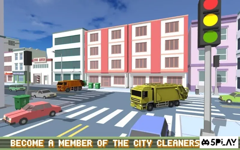 Блочный Мусоровоз SIM PRO 1.6 screenshot 2