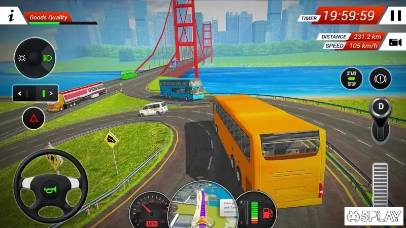 Симулятор вождения автобуса 2018 v4.9 screenshot 3