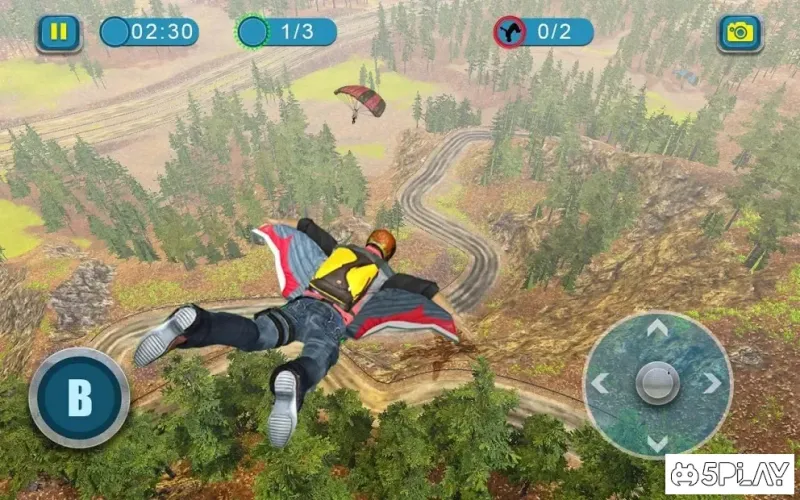 Симулятор полета Wingsuit - 3D Flying Game v13 screenshot 3