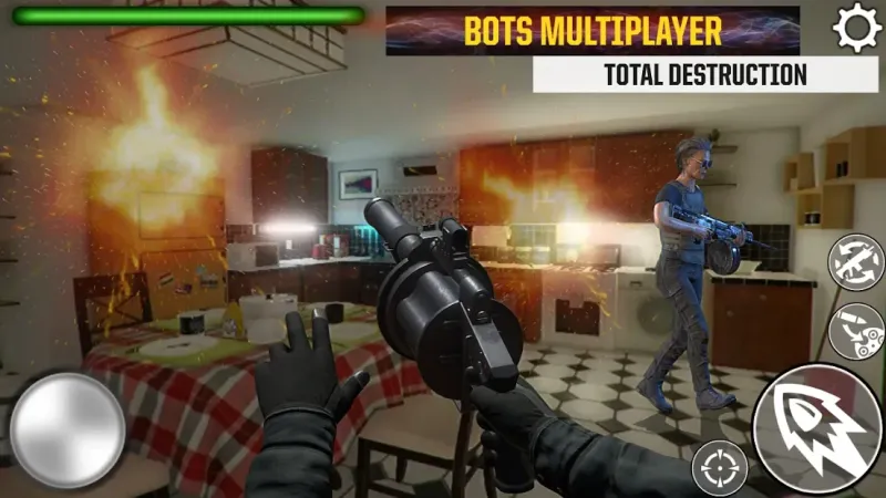 Granny Kick Neighbor: Новые бесплатные стрелялки 9.2 screenshot 4