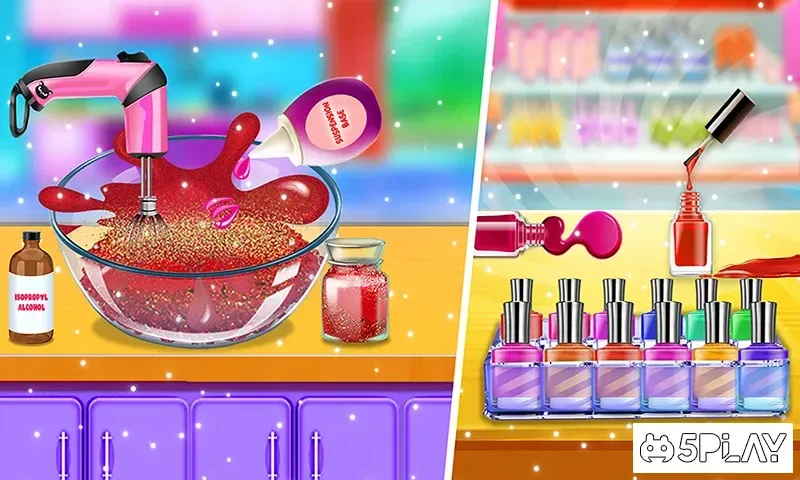 Макияж комплект - Домашние игры макияж для девочек v1.0.10 screenshot 4