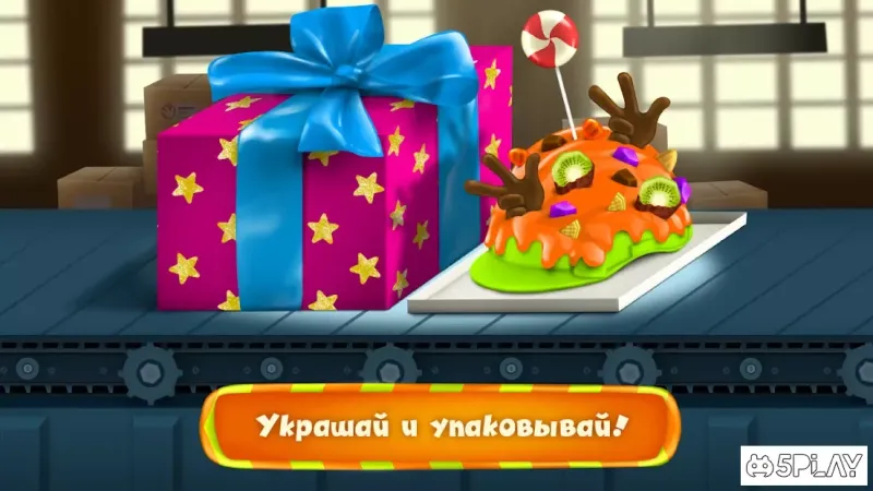 Fixiki Confectectry Factory: шоколадний торт 1.3.2 screenshot 4