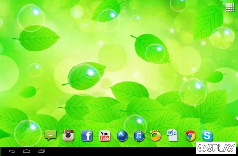 Завантажте весняні листя живі шпалери 1.3 на Android безкоштовно screenshot 1