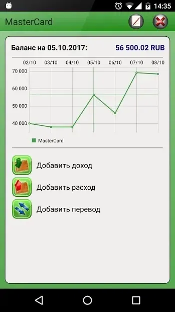 Личный финансовый менеджер 2.16 screenshot 3