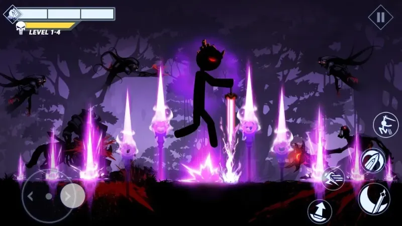 Верховные Stickman Теневого Legends: Меч Борьба Иг 1.0 screenshot 2