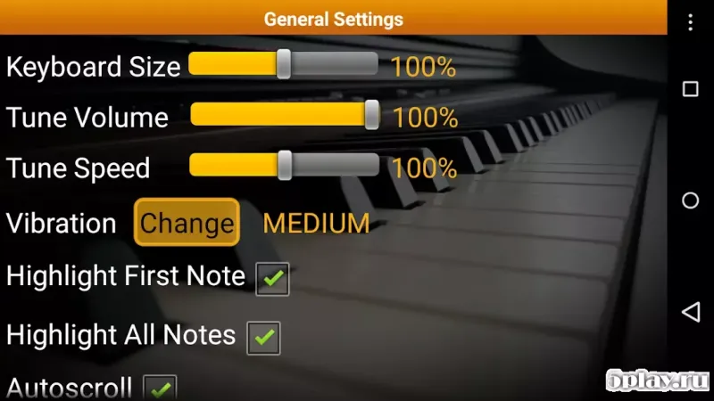 Фортепиано Мелодия Pro 197 screenshot 4