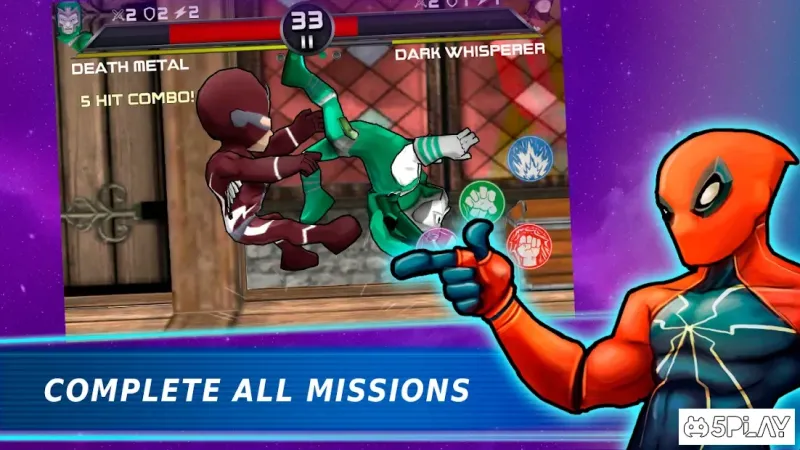 Супергерои против злодеев 3 - Бесплатная боевая 2.8 screenshot 1