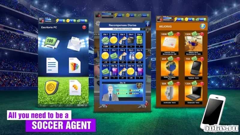 Футбольный агент - Мобильный футбольный менеджер 2.0.2 screenshot 4