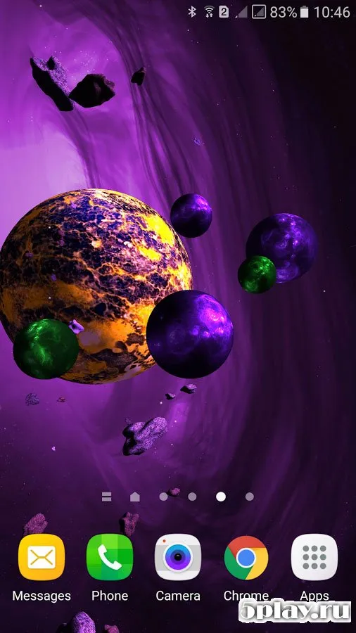 Астероиды 3D живые обои 4.0.3.0 screenshot 4
