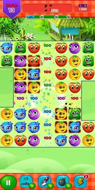 Фрукты три в ряд без рекламы 1.00 screenshot 4