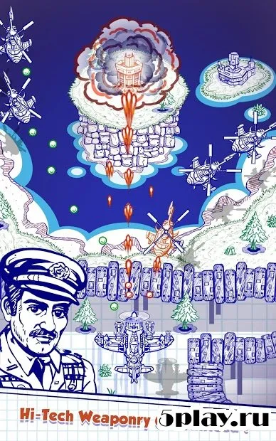 Doodle Combat - Army Air Force Planes Battle screenshot 3