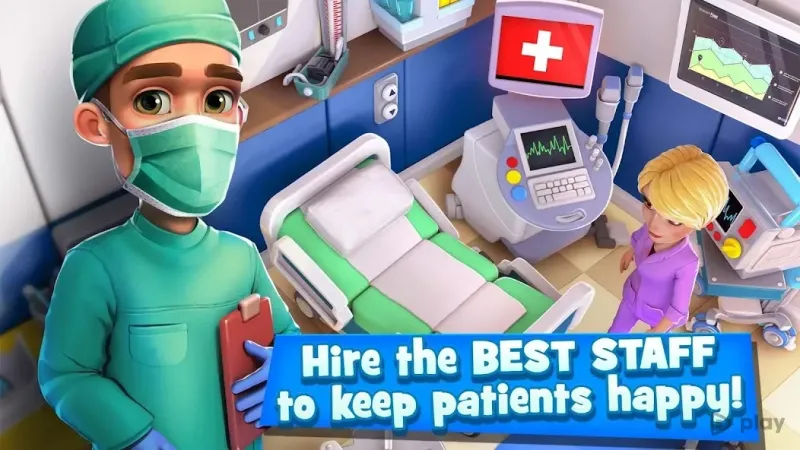 Dream Hospital: Больница Менеджер и Здоровье Врач 2.10.0 screenshot 4