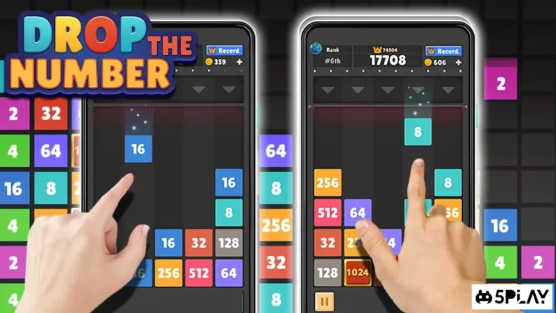 Drop The Number : Merge Game (Бросьте число) 1.8.1 screenshot 1