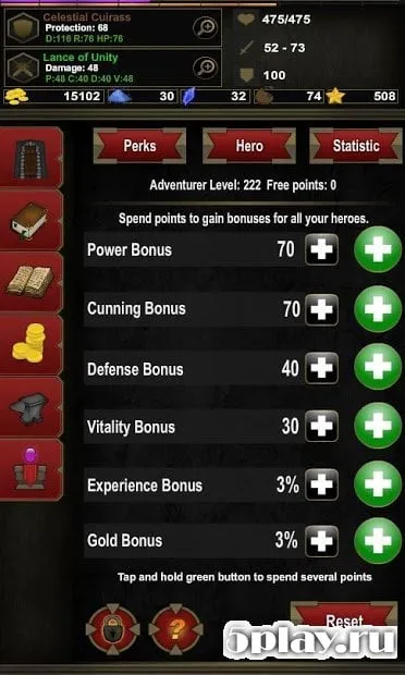 Dungeon Adventure: Heroic Ed. 1.1.9 screenshot 2