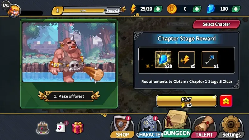 DungeonKnight 1.11.29 screenshot 2