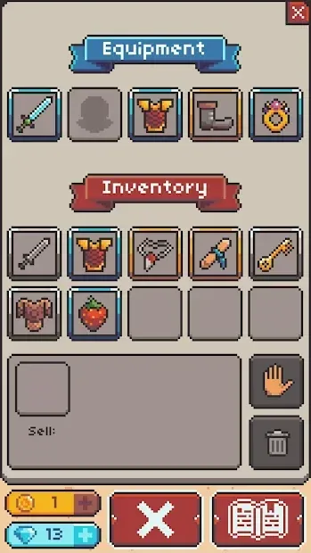 Eternis Heroes - Pixel Roguelike RPG v1.11 screenshot 4