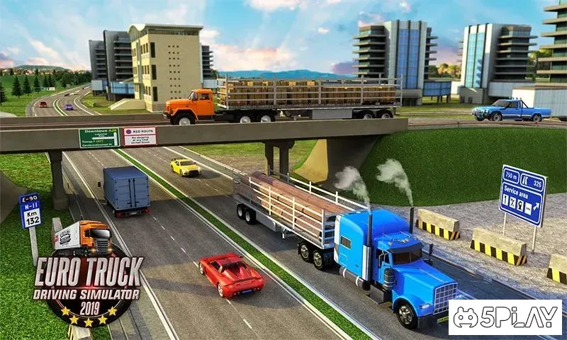 Euro Truck Driving Simulator Transport Truck Games 1.30 screenshot 4