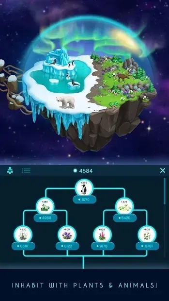 Evergreen - Space Gardens Idle Game 1.0.0 screenshot 2