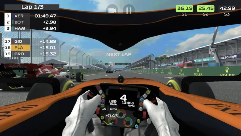 F1 Mobile Racing screenshot 2
