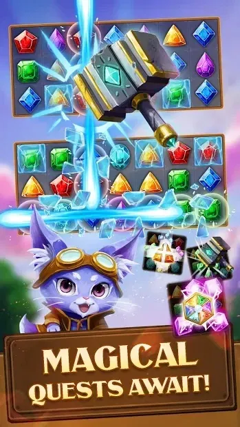 Fantasy Gems : Match 3 Puzzle 1.1.2 screenshot 2