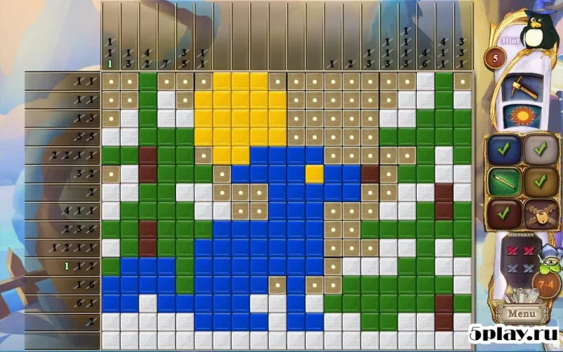 Fantasy Mosaics 32: Santa's Hut 1.0.1 screenshot 2