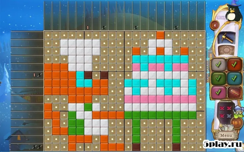 Fantasy Mosaics 32: Santa's Hut 1.0.1 screenshot 3