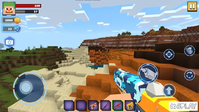 Fire Craft: 3D Pixel World 1.80 screenshot 3