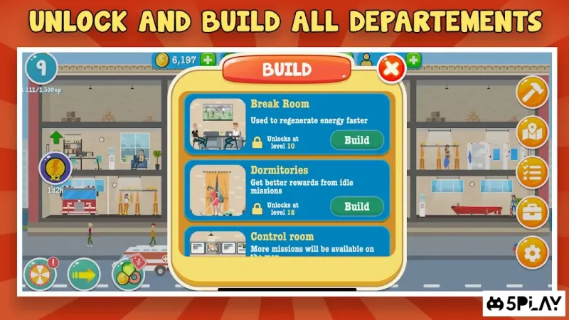 Fire Inc: Classic fire station tycoon builder game 1.0.20 screenshot 3