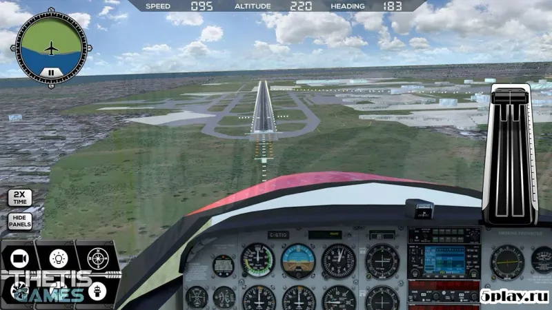 Flight Simulator 2017 FlyWings HD screenshot 2