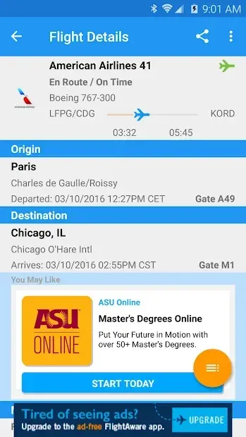 FlightAware Отслеж. полетов 5.6.6 screenshot 2