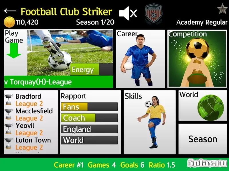 Football Club Striker screenshot 1