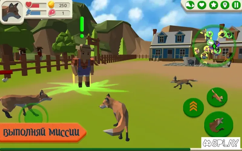 Fox Family - Animal Simulator 3d Game 1.074 screenshot 2