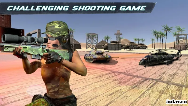 Frontline Army Girl Commando 2018 screenshot 4