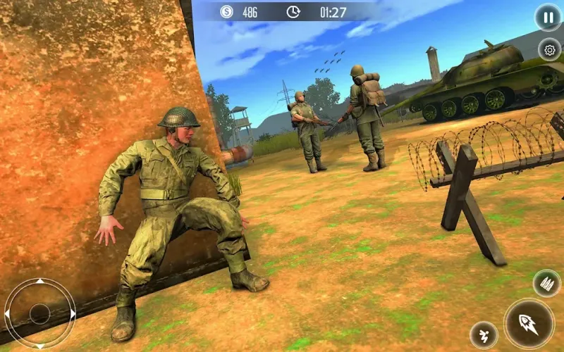 Frontline World War 2 - Fps Survival Shooting Game v3 screenshot 4