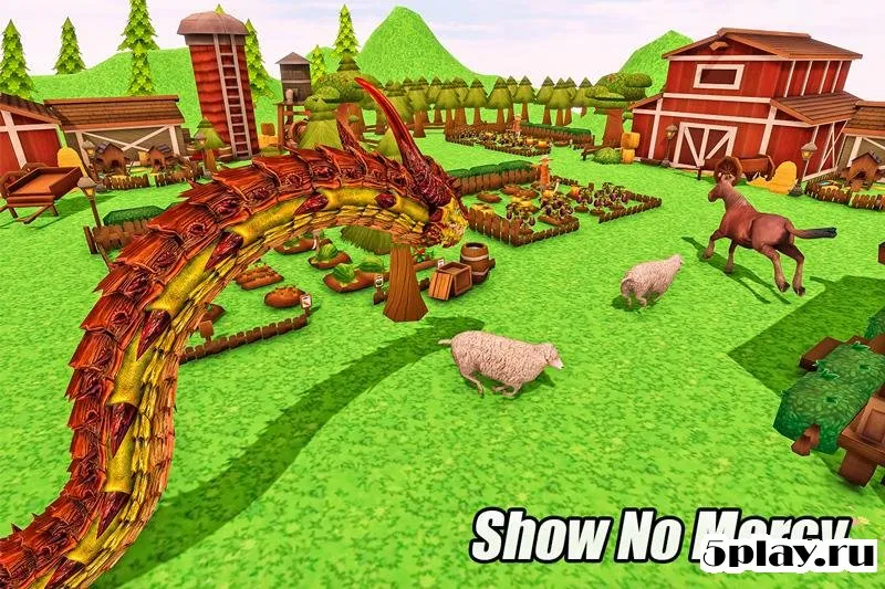 Furious Anaconda Dragon Snake City Rampage screenshot 2