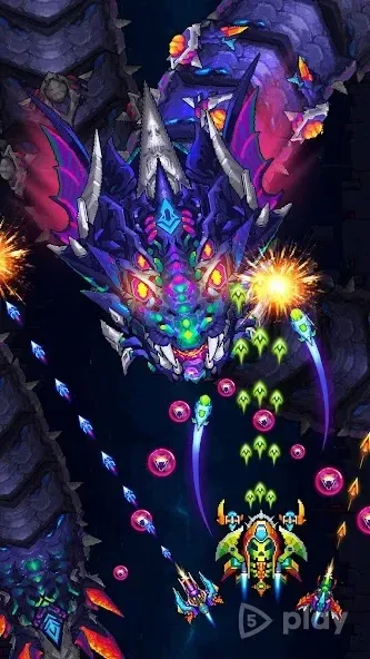 Galaxiga - классическая аркада в стиле 80-х 24.46 screenshot 3