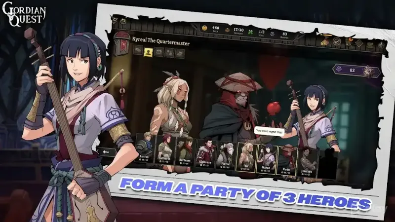 Gordian Quest 1.0.0 screenshot 1