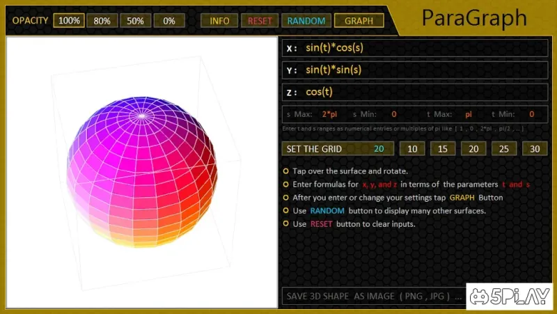 Grapher Pro 3D screenshot 1