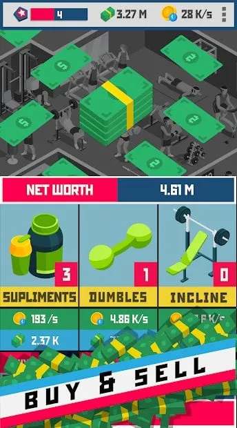 Gym Tycoon: Idle Clicker screenshot 1