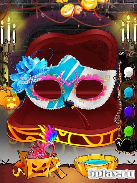 Halloween Mask Salon: Girl Game screenshot 1