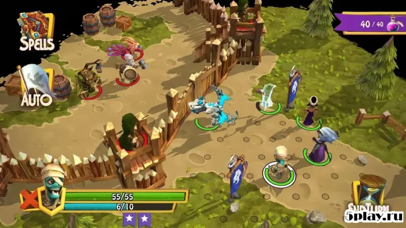 Heroes of Flatlandia screenshot 1